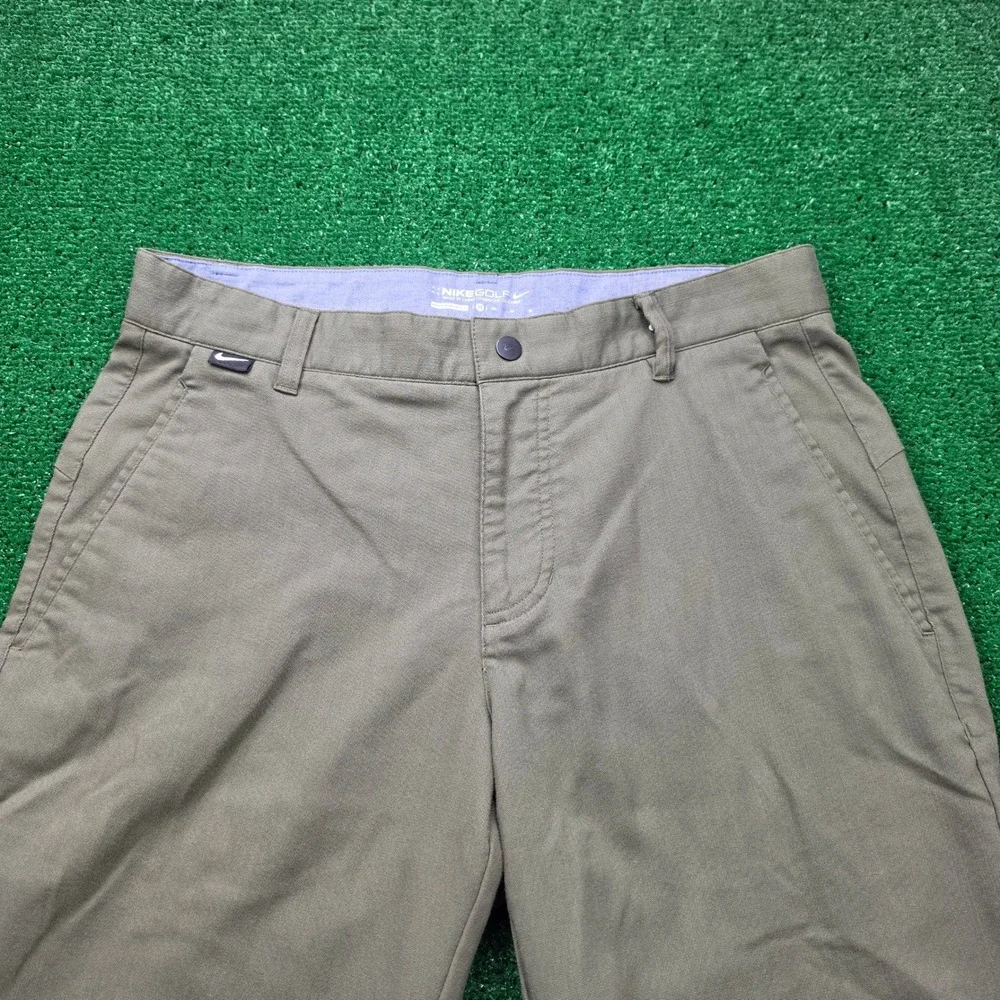 Nike Golf Jogger Pants Mens 30 Olive Green Modern Fit Performance 803039-325